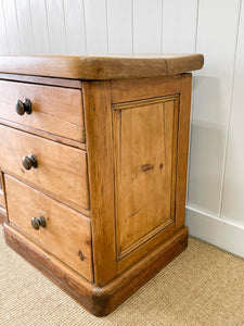 A Monumental English Country Pine Sideboard Buffet c1860