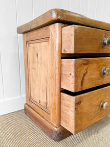 A Monumental English Country Pine Sideboard Buffet c1860