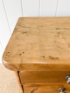 A Monumental English Country Pine Sideboard Buffet c1860