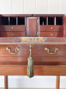 A Beautiful English Mahogany Drop Front Desk c1800