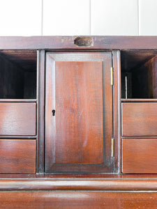 A Beautiful English Mahogany Drop Front Desk c1800