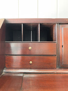 A Beautiful English Mahogany Drop Front Desk c1800