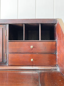 A Beautiful English Mahogany Drop Front Desk c1800