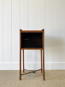 A Charming English Georgian Mahogany Nightstand c1820