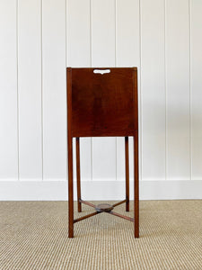 A Charming English Georgian Mahogany Nightstand c1820