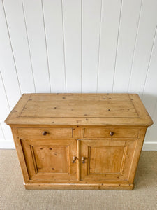 A French Country Pine Cabinet Cupboard  Sideboard c1840