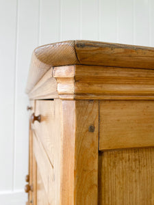 A French Country Pine Cabinet Cupboard  Sideboard c1840