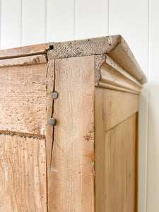 A French Country Pine Cabinet Cupboard  Sideboard c1840