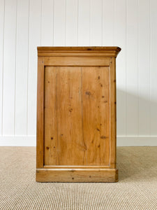 A French Country Pine Cabinet Cupboard  Sideboard c1840