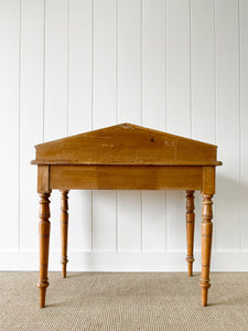 Antique English Pine Console Side Table c1860