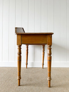 Antique English Pine Console Side Table c1860