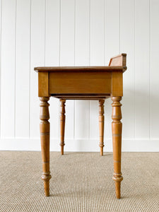 Antique English Pine Console Side Table c1860