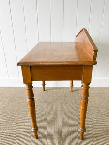 Antique English Pine Console Side Table c1860