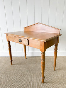 Antique English Pine Console Side Table c1860