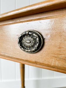 Antique English Pine Console Side Table c1860