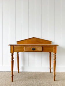 Antique English Pine Console Side Table c1860