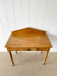 Antique English Pine Console Side Table c1860