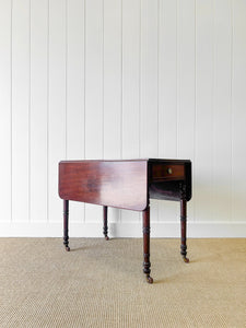 An English Country Mahogany Pembroke Table c1890