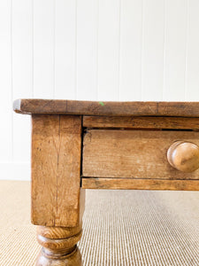 An Antique English Country Pine Coffee Table