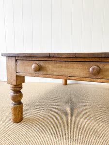 An Antique English Country Pine Coffee Table