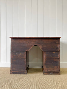 An English Regency Mahogany Buffet Sideboard or Desk c1800