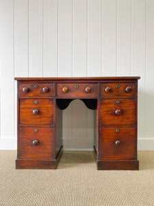 An English Regency Mahogany Buffet Sideboard or Desk c1800