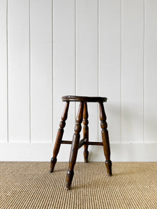 A Victorian Wooden Stool