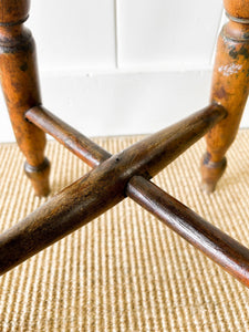 A Victorian Wooden Stool