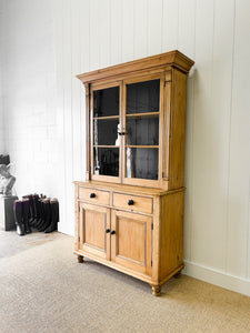 A 19th Century English Pine Bookcase Cabinet or Hutch