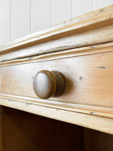 Antique English Pine Pedestal Desk c1890