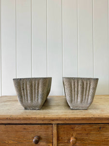 A Chic Pair of Mid Century French Garden Planters