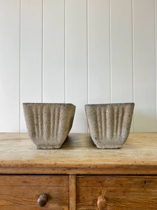 A Chic Pair of Mid Century French Garden Planters