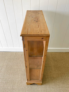 A 19th Century English Pine Glazed Bookcase