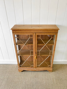 A 19th Century English Pine Glazed Bookcase