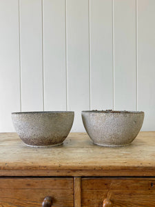 A Charming Pair of Antique Garden Urns or Bowls