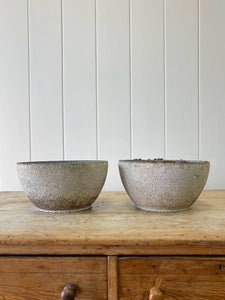 A Charming Pair of Antique Garden Urns or Bowls