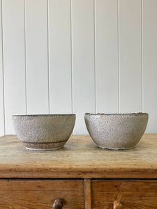 A Charming Pair of Antique Garden Urns or Bowls