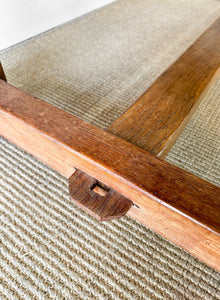 An Antique Country Oak Waxed 6.5ft Refectory Style Table