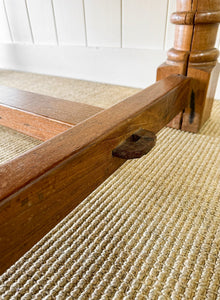 An Antique Country Oak Waxed 6.5ft Refectory Style Table