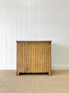 A Large Ebonized English Ash Chest of Drawers Dresser c1900