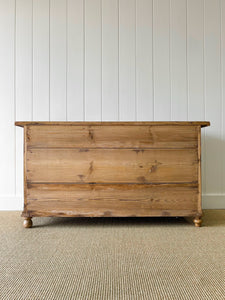 An English Country Pine Sideboard Buffet c1860