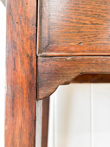 An English Country Oak Lowboy Console Table c1860