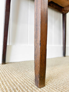 An English Country Oak Lowboy Console Table c1860