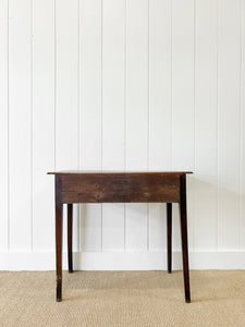 An English Country Oak Lowboy Console Table c1860