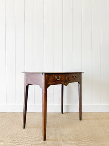 An English Country Oak Lowboy Console Table c1860