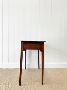 An English Country Oak Lowboy Console Table c1860