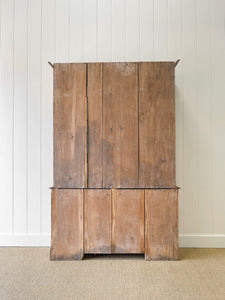 A Delightful 19th Century Pine Glazed Cupboard Cabinet