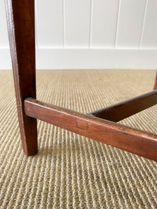 A Stunning English 18th Century Mahogany Occasional Chair Newly Upholstered