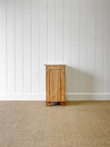 A Charming French Pine Nightstand c1890