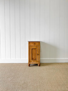 A Charming French Pine Nightstand c1890